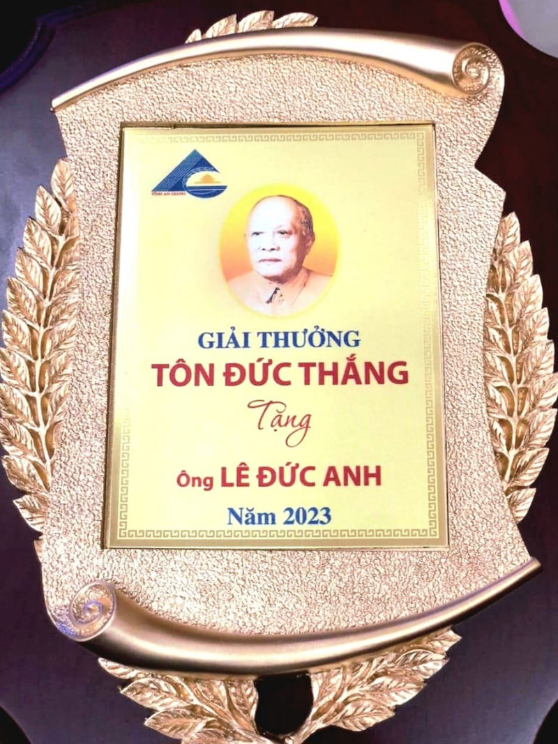 giai thuong ton duc thang tinh an giang la thu II 2023 le duc anh 2